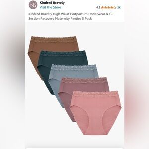 KINDRED BRAVELY - POSTPARTUM UNDERWEAR - LG - BRAND NEW